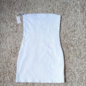 White Aritzia Mini Tube Dress